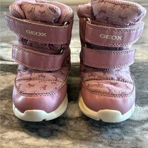 Geox Kids Patterned Boots